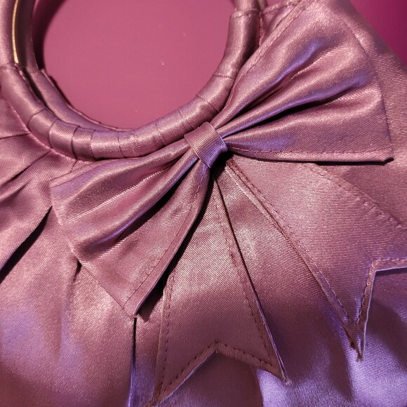 Mauve evening bag, hand convertible to crossbody, NWOT - Picture 2 of 5